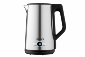 Ardesto electric kettle Steel Collection, 1.7L, LED display, double-walled, Strix, silver