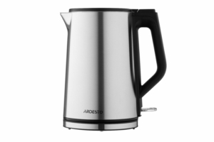 Электрочайник Ardesto Steel Collection 1.5л, Strix, двойные стенки, серебристый