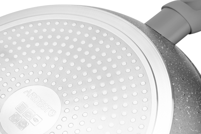 Ardesto Fry pan Gemini Gourmet Vasto, 28cm, aluminium, gray