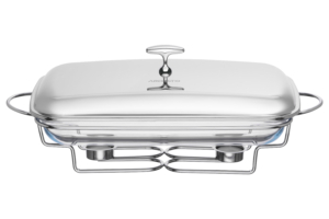Ardesto Food warmer Black Mars, 3000ml, glass, stainless steel, rectangle, transparent