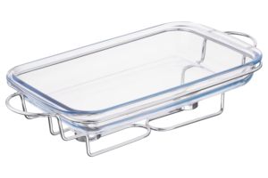 Ardesto Food warmer Black Mars, 3000ml, glass, stainless steel, rectangle, transparent