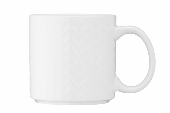 Чашка Ardesto Francesca, 360мл, керамика, белый