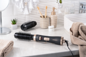 Ardesto hair dryer brush Gemini, 2W, 2 modes, black