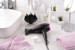 Фен Ardesto Violet PRO HD-Y221PRO ,1750-2100Вт, 2 швидкості, 3темп.режими,дифузор, чорний
