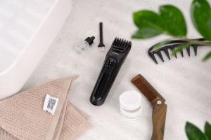 Ardesto hair clipper HC-Y10-B, 220V+battery, nozzles-1, steel, black