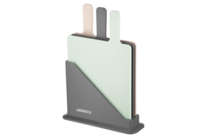 Ardesto Cutting board set on stand Fresh, 3 pcs, 24.1х33х7.9cm, plastic