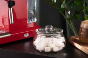 Ardesto Sugar bowl, 500ml, borosilicate glass, transparent