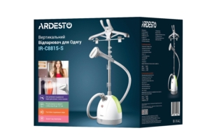 Отпариватель Ardesto вертикальный IR-C8815-S, 1785Вт, 1500мл, нерж. сталь, бело-зелёный