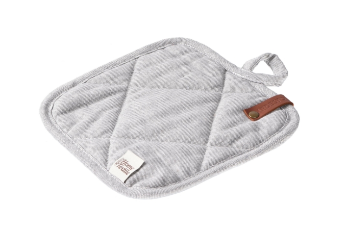 Ardesto Potholder Oliver, 20x20cm, 100% cotton, filling: batting, gray
