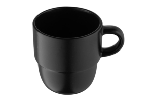 ARDESTO Mug Trento, 390 ml , black, ceramics