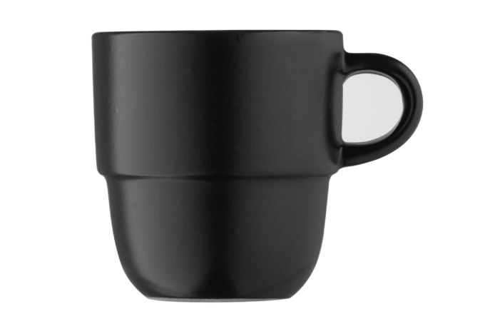 ARDESTO Mug Trento, 390 ml , black, ceramics