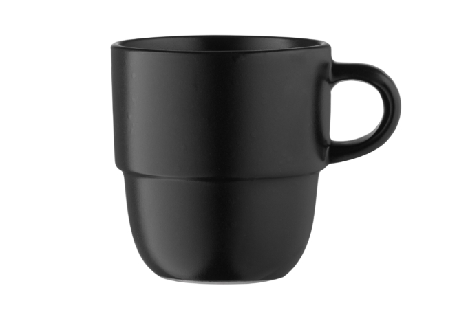 ARDESTO Mug Trento, 390 ml , black, ceramics