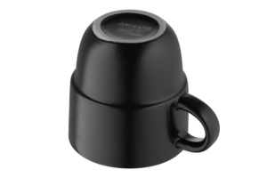 ARDESTO Mug Trento, 390 ml , black, ceramics