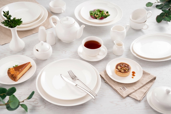 Ardesto Pepper shakerr Imola, 4.8х8.2cm, porcelain, white