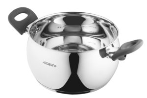 ARDESTO Каструля Gemini Cremona, скляна кришка, 4.0 л, нержавіюча сталь