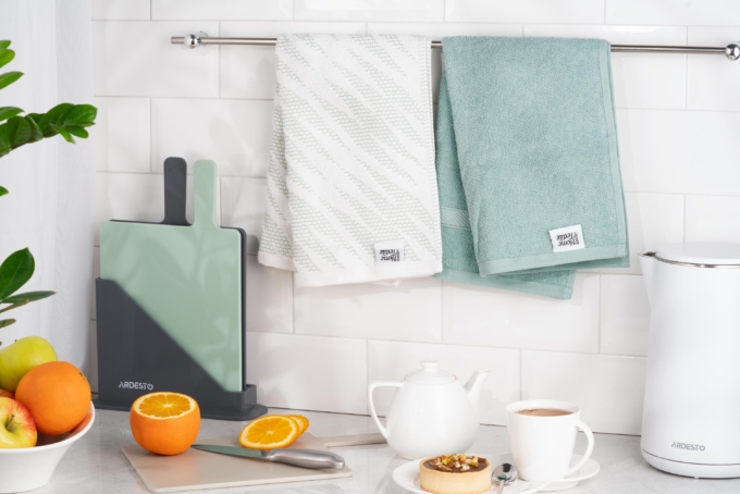 Ardesto Kitchen towel set SuperSoft, 40x60cm, 2pcs, 100% cotton, turquoise