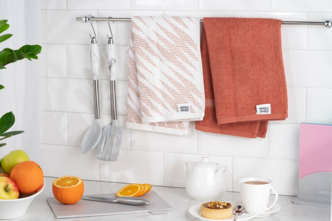 Набор полотенец для кухни Ardesto SuperSoft, 40х60см, 2шт, 100% хлопок, красновато-коричневый