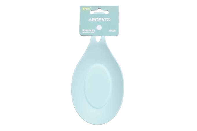 Ardesto Spoon Holder Fresh, 19.5х9.5х1.8cm, silicone, blue