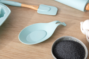 Ardesto Spoon Holder Fresh, 19.5х9.5х1.8cm, silicone, blue