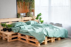 Duvet cover ARDESTO Mix&Match, 160x220cm, 100% cotton, sateen, green