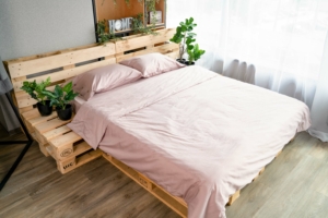 Duvet cover ARDESTO Mix&Match, 160x220cm, 100% cotton, sateen, light pink