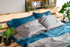 Пододеяльник ARDESTO Mix&Match, 160х220см, 100% хлопок, сатин, серый