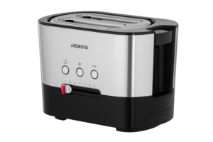 Ardesto toaster Steel Collection 800W, metal/plastic, silver-black