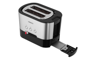 Ardesto toaster Steel Collection 800W, metal/plastic, silver-black