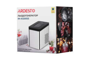 Льодогенератор побутовий ARDESTO, 12кг/добу, 1.8л, нерж