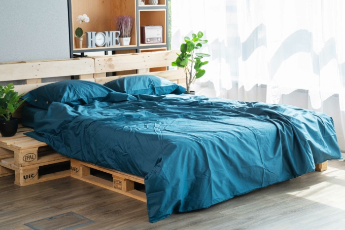 Пододеяльник ARDESTO Mix&Match, 160х220см, 100% хлопок, сатин, синий