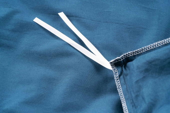 Пододеяльник ARDESTO Mix&Match, 160х220см, 100% хлопок, сатин, синий