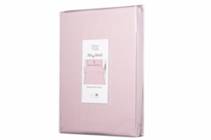 Duvet cover ARDESTO Mix&Match, 160x220cm, 100% cotton, sateen, light pink