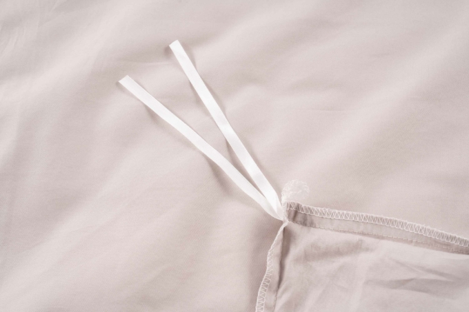 Duvet cover ARDESTO Mix&Match, 200x220cm, 100% cotton, sateen, ivory