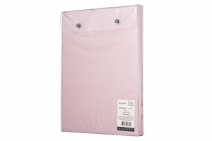 Flat sheet ARDESTO Mix&Match 240x260cm, 100% cotton, sateen, light pink