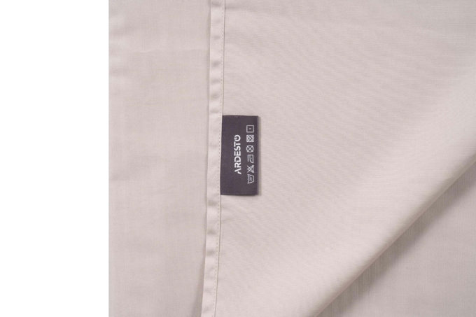 Flat sheet ARDESTO Mix&Match 240x260cm, 100% cotton, sateen, ivory