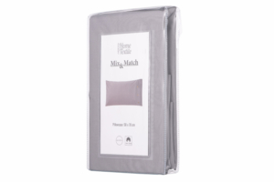 Pillowcase ARDESTO Mix&Match 50x70cm, 100% cotton, sateen, gray