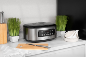 Ardesto multicooker, 900W, bowl-2х1.5l, electronic control, 2 bowls, plastic, silver-black