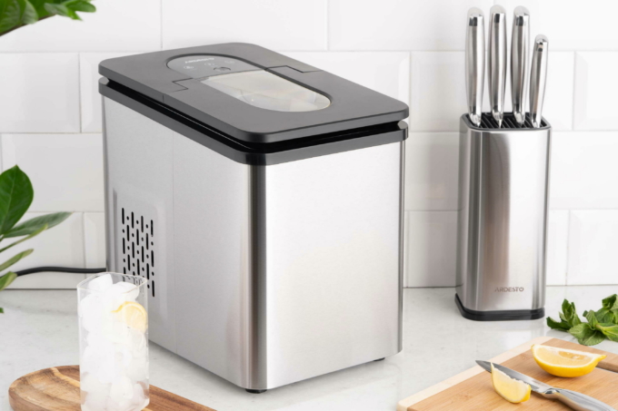 Льодогенератор побутовий ARDESTO, 12кг/добу, 1.8л, нерж