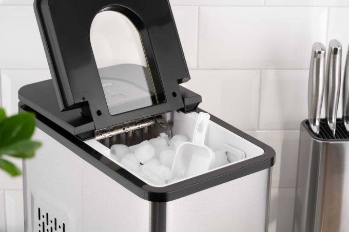 Льодогенератор побутовий ARDESTO, 12кг/добу, 1.8л, нерж