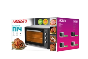 Печь электрическая ARDESTO, 48л, 1700Вт, механич., вертел, черный