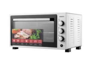 Electric oven ARDESTO, 52L, 1700W, mech., convection, double glass, white