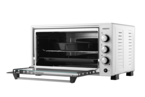 Electric oven ARDESTO, 52L, 1700W, mech., convection, double glass, white