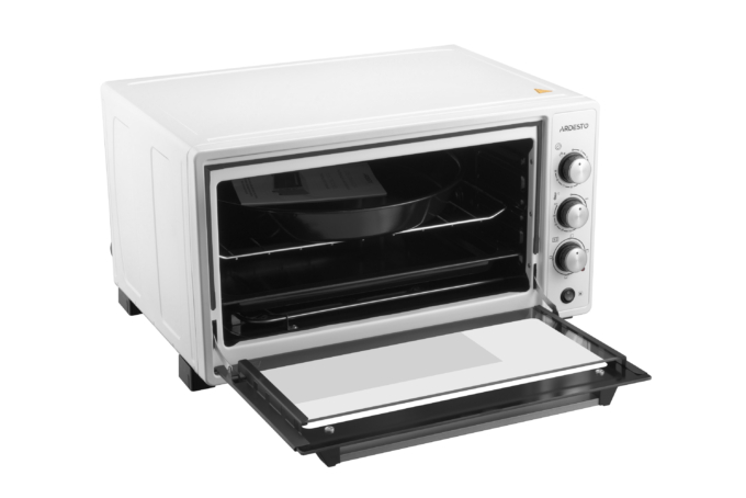 Electric oven ARDESTO, 52L, 1700W, mech., convection, double glass, white