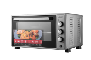 Electric oven ARDESTO, 52L, 1700W, mech., convection, double glass, rotisserie, grey