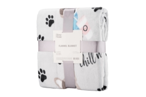 Плед Ardesto Flannel, 160х200см, 100% полиэстер, бульдоги