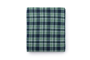 Плед Ardesto Fleece, 160х200см, 100% полиэстер, клетка, зеленый
