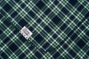 Плед Ardesto Fleece, 160х200см, 100% полиэстер, клетка, зеленый