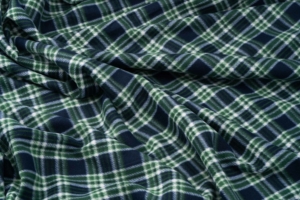 Плед Ardesto Fleece, 160х200см, 100% полиэстер, клетка, зеленый