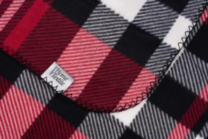 Плед Ardesto Fleece, 130×160см, 100% полиэстер, клетка, красно-черный