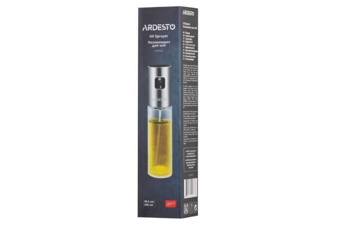 Ardesto Oil and Vinegar Sprayer Gemini, 100ml, glass, stainless steel, plastic, transparent